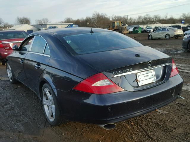 WDDDJ75X66A056241 - 2006 MERCEDES-BENZ CLS 500C BLUE photo 3