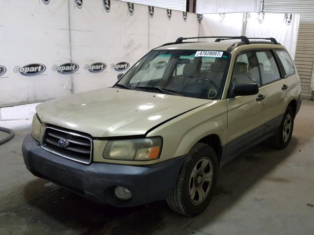 JF1SG63644H744365 - 2004 SUBARU FORESTER 2 GREEN photo 2