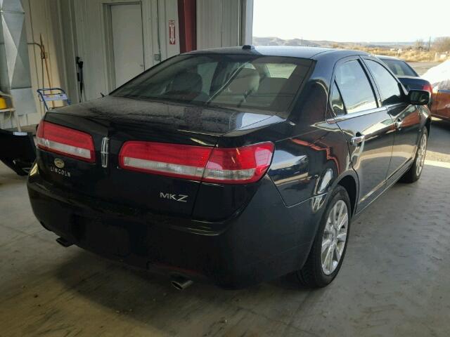 3LNHL2GC1CR803938 - 2012 LINCOLN MKZ შავი ფოტო 4