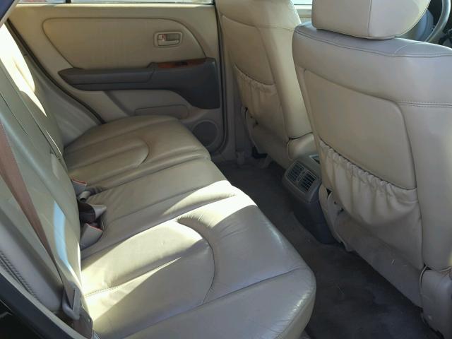 JT6HF10U1Y0132309 - 2000 LEXUS RX 300 TAN photo 6