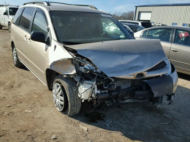 5TDZK23CX8S120478 - 2008 TOYOTA SIENNA CE GOLD photo 1