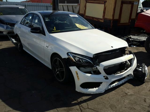 55SWF6EB4GU143534 - 2016 MERCEDES-BENZ C 450 4MAT WHITE photo 1