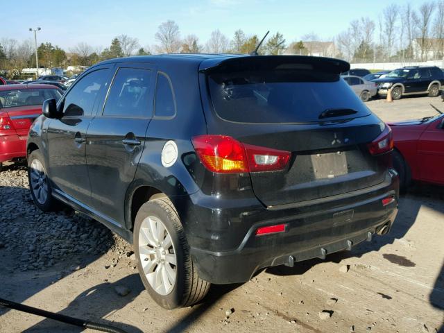 JA4AR4AUXBZ024219 - 2011 MITSUBISHI OUTLANDER BLACK photo 3