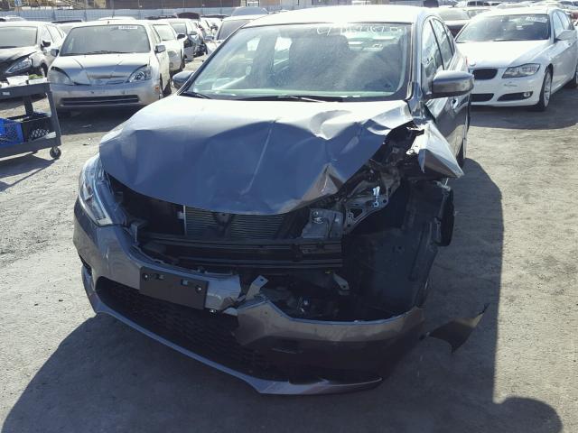 3N1AB7AP5HY276617 - 2017 NISSAN SENTRA S GRAY photo 2