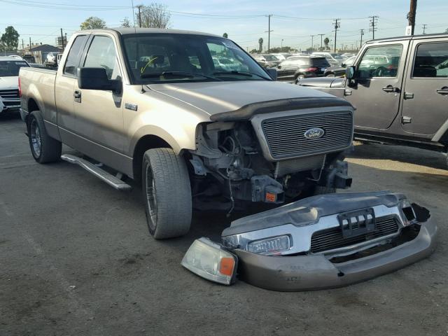 1FTPX12575NA22466 - 2005 FORD F150 GOLD photo 1