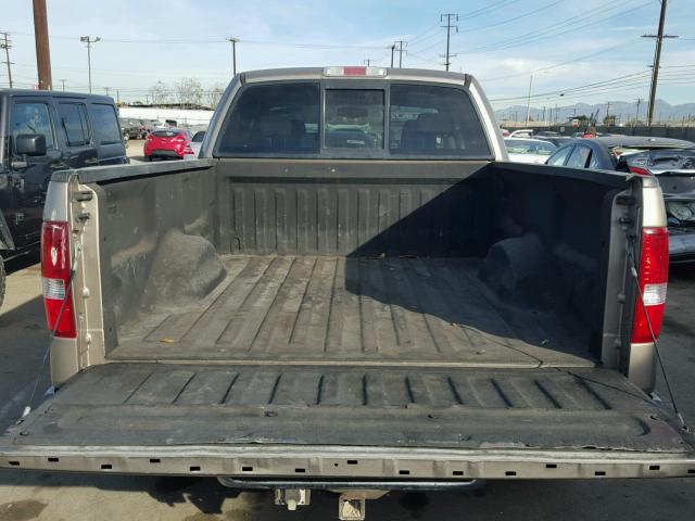 1FTPX12575NA22466 - 2005 FORD F150 GOLD photo 9