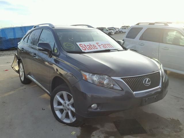 2T2BK1BA9AC065687 - 2010 LEXUS RX 350 CHARCOAL photo 1