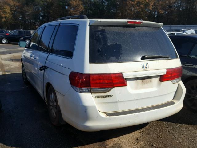 5FNRL38469B015124 - 2009 HONDA ODYSSEY EX WHITE photo 3