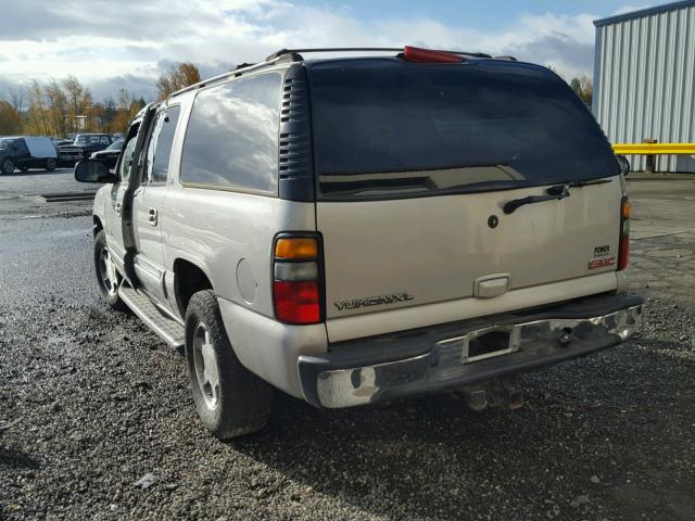 1GKFK16Z95J217391 - 2005 GMC YUKON XL K BEIGE photo 3