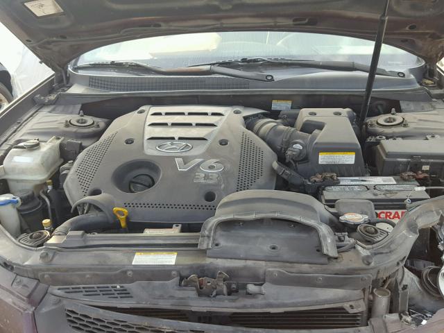 5NPEU46F66H113797 - 2006 HYUNDAI SONATA GLS PURPLE photo 7