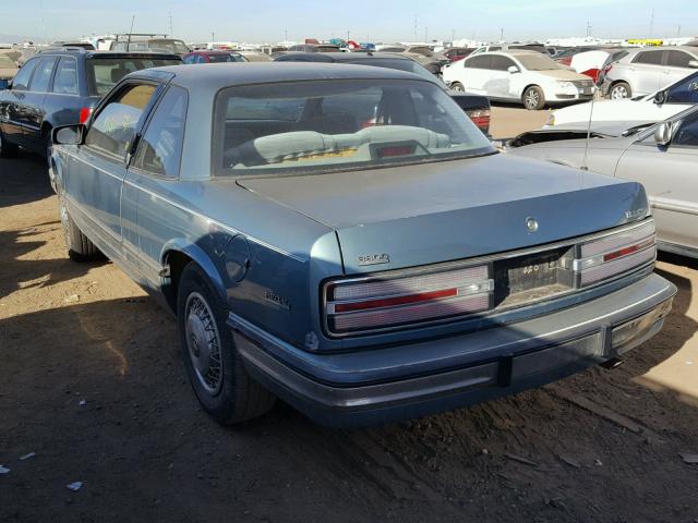 2G4WD14L3P1470977 - 1993 BUICK REGAL LIMI GREEN photo 3