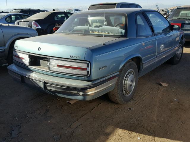 2G4WD14L3P1470977 - 1993 BUICK REGAL LIMI GREEN photo 4