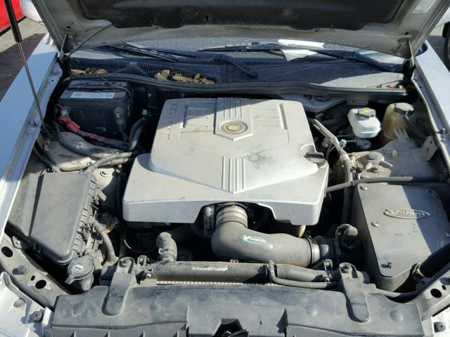 1G6DM56T950192629 - 2005 CADILLAC CTS GRAY photo 7