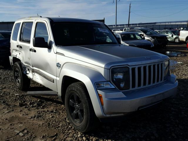 1C4PJMAK5CW124060 - 2012 JEEP LIBERTY SP SILVER photo 1