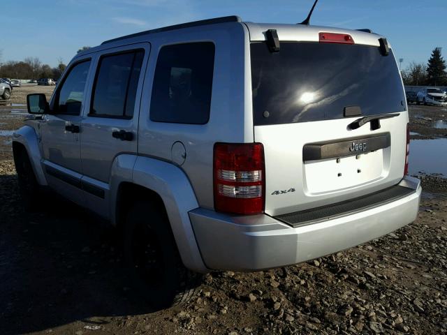 1C4PJMAK5CW124060 - 2012 JEEP LIBERTY SP SILVER photo 3