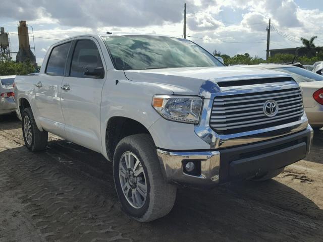 5TFHW5F16FX457605 - 2015 TOYOTA TUNDRA CRE WHITE photo 1