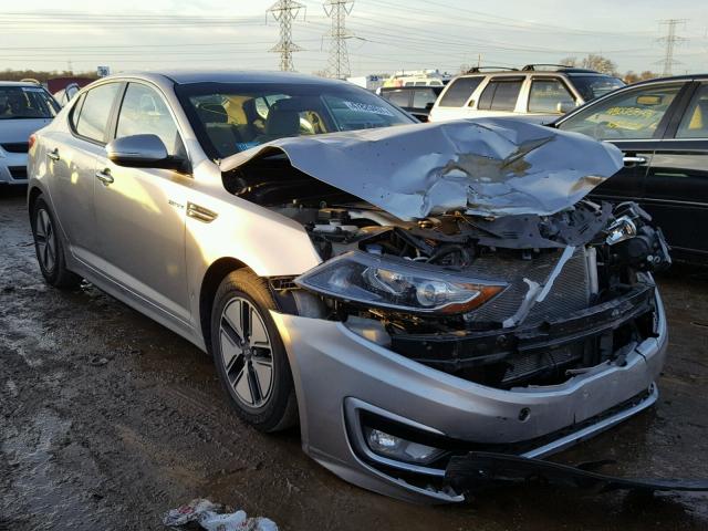 KNAGM4AD3D5046469 - 2013 KIA OPTIMA HYB SILVER photo 1