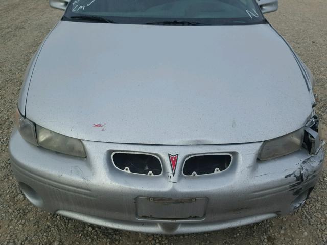 1G2WR52171F192085 - 2001 PONTIAC GRAND PRIX SILVER photo 7