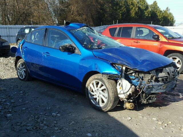 JM1BL1VF3C1521618 - 2012 MAZDA 3 I BLUE photo 1