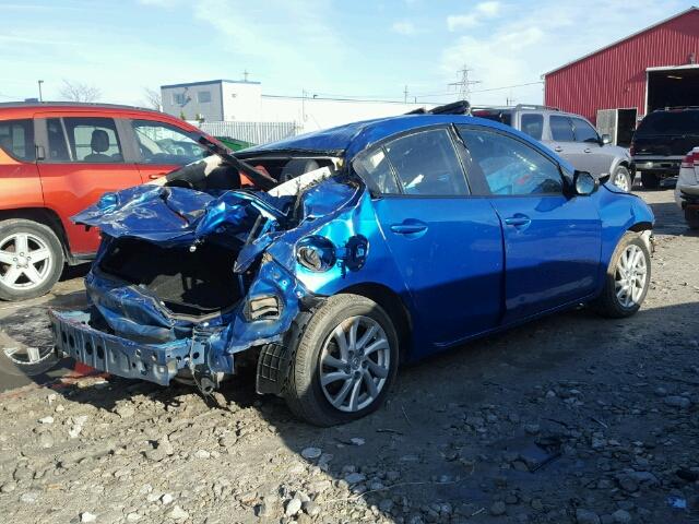 JM1BL1VF3C1521618 - 2012 MAZDA 3 I BLUE photo 4