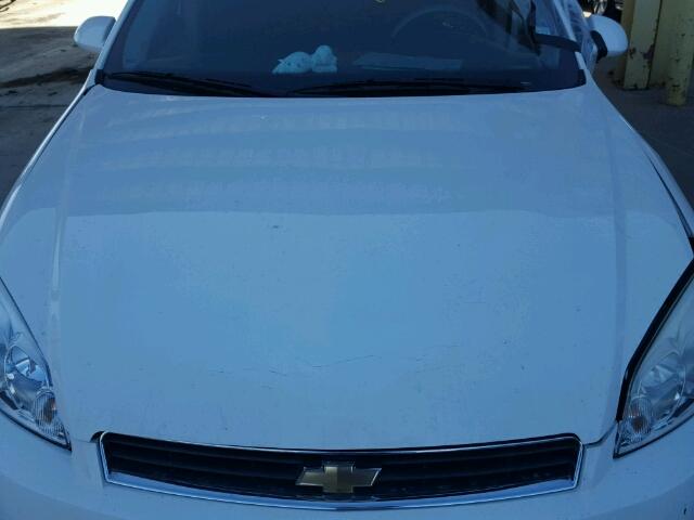 2G1WB57K091262670 - 2009 CHEVROLET IMPALA LS WHITE photo 7