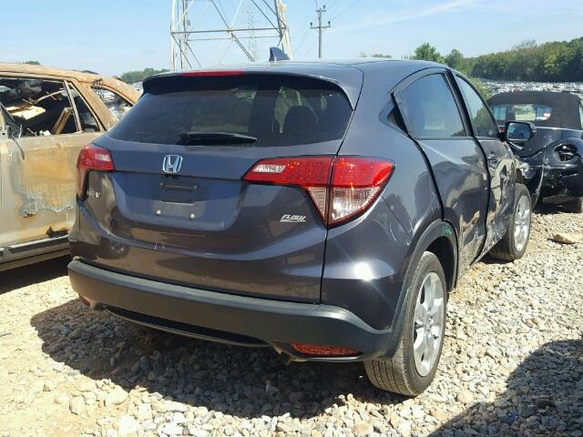 3CZRU5H51GM734933 - 2016 HONDA HR-V EX GRAY photo 4