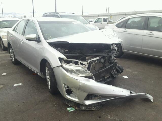 4T4BF1FK8DR274729 - 2013 TOYOTA CAMRY L SILVER photo 1