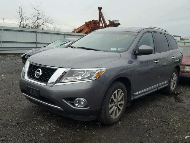 5N1AR2MM6GC618947 - 2016 NISSAN PATHFINDER GRAY photo 2