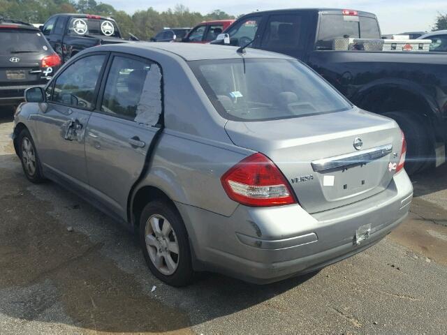 3N1BC1AP3AL370531 - 2010 NISSAN VERSA S GRAY photo 3