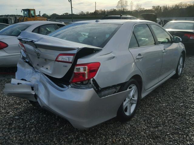 4T1BF1FKXCU059393 - 2012 TOYOTA CAMRY BASE SILVER photo 4