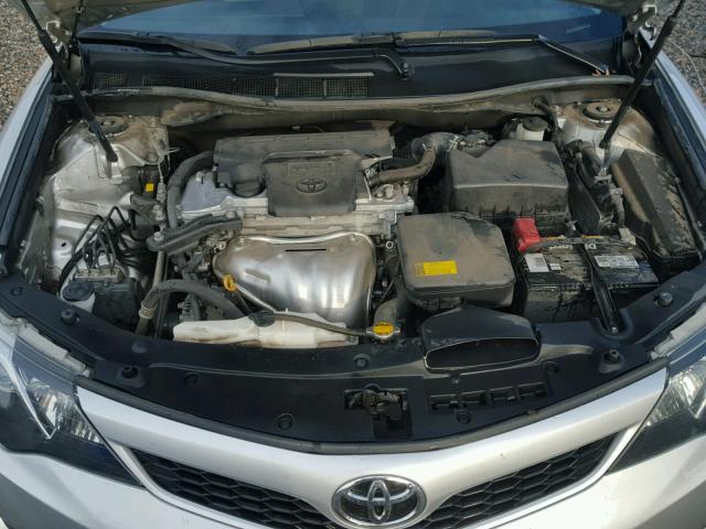 4T1BF1FKXCU059393 - 2012 TOYOTA CAMRY BASE SILVER photo 7