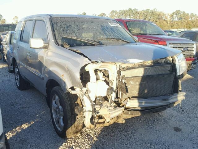 5FNYF3H78FB023685 - 2015 HONDA PILOT EXLN SILVER photo 1