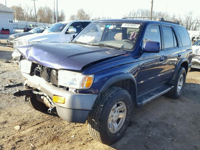 JT3HN86R7T0031943 - 1996 TOYOTA 4RUNNER SR BLUE photo 2