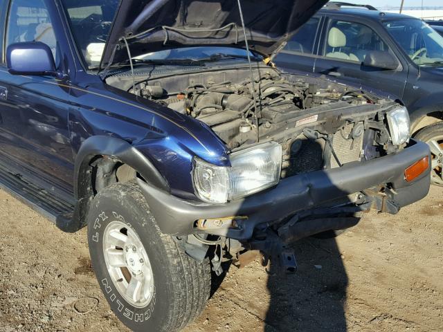 JT3HN86R7T0031943 - 1996 TOYOTA 4RUNNER SR BLUE photo 9