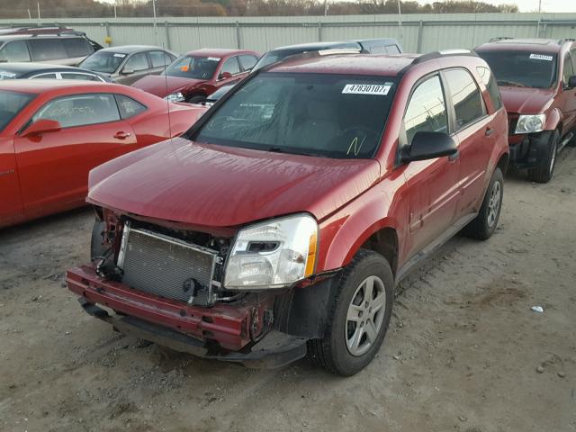 2CNDL13F066204159 - 2006 CHEVROLET EQUINOX LS RED photo 2