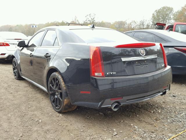 1G6DV5EP0A0133027 - 2010 CADILLAC CTS-V BLACK photo 3