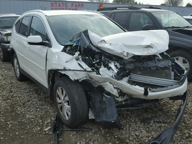 5J6RM4H71EL031892 - 2014 HONDA CR-V EXL WHITE photo 1