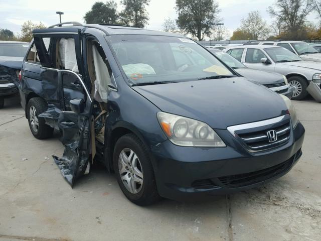 5FNRL38655B036011 - 2005 HONDA ODYSSEY EX CREAM photo 1