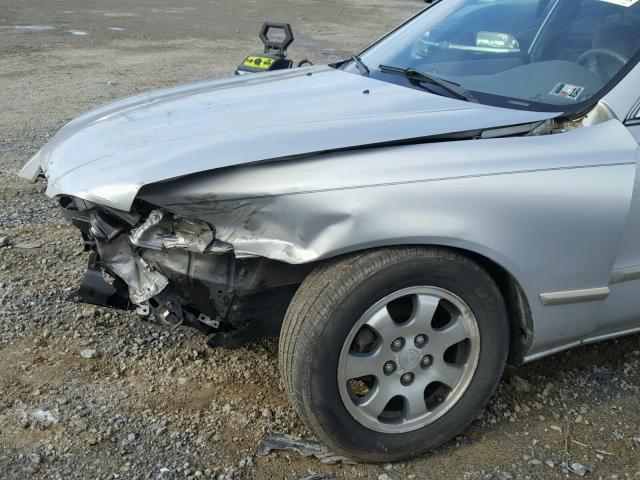 1YVGF22C925304640 - 2002 MAZDA 626 LX SILVER photo 9