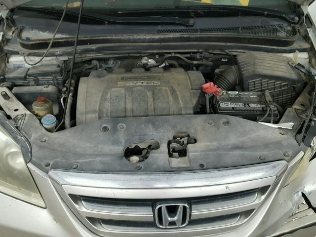 5FNRL38246B101008 - 2006 HONDA ODYSSEY LX SILVER photo 7