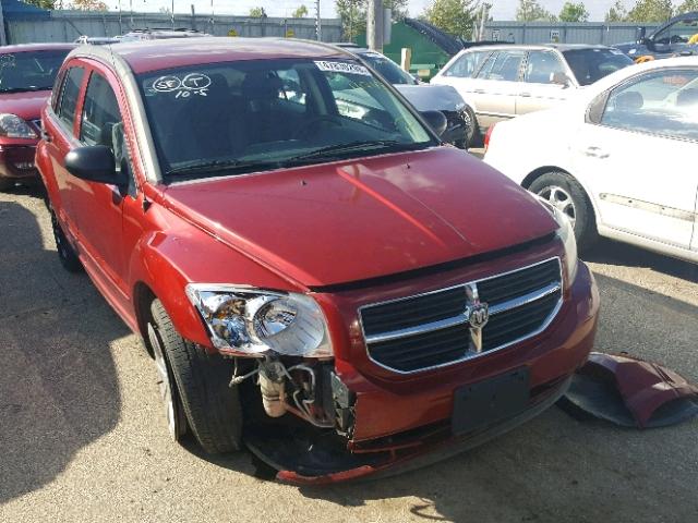 1B3HB48B07D115731 - 2007 DODGE CALIBER SX RED photo 1