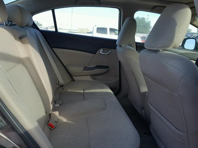 2HGFB2F86CH519780 - 2012 HONDA CIVIC EX GRAY photo 6