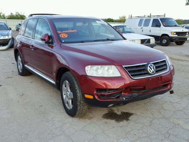 WVGBC77L54D062867 - 2004 VOLKSWAGEN TOUAREG 3. MAROON photo 1