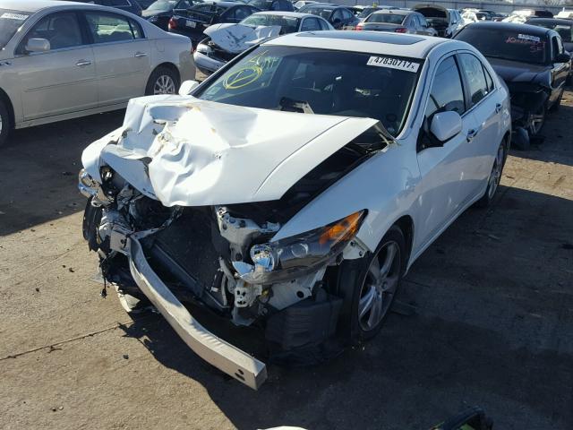 JH4CU2F42CC004169 - 2012 ACURA TSX WHITE photo 2