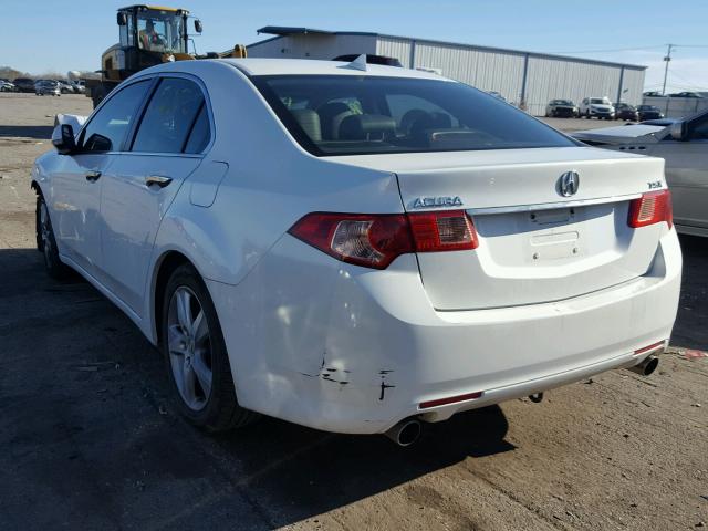 JH4CU2F42CC004169 - 2012 ACURA TSX WHITE photo 3