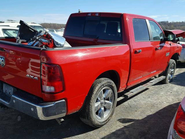 1C6RR7LG3FS713526 - 2015 RAM 1500 SLT წითელი ფოტო 4