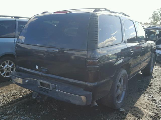 1GNEK13T81J105755 - 2001 CHEVROLET TAHOE K150 BLACK photo 4