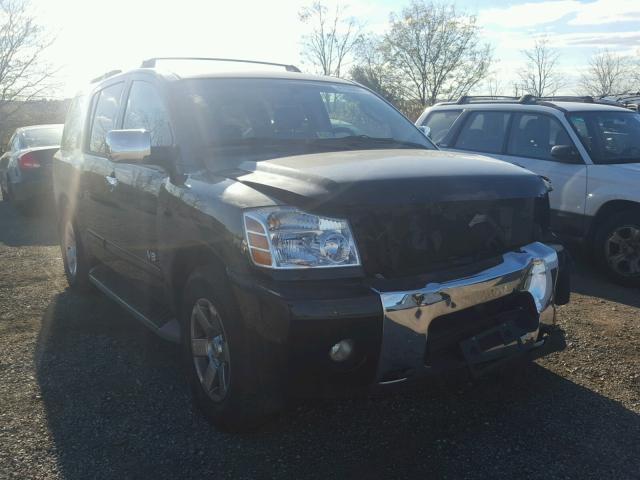 5N1AA08C57N721813 - 2007 NISSAN ARMADA SE BLACK photo 1