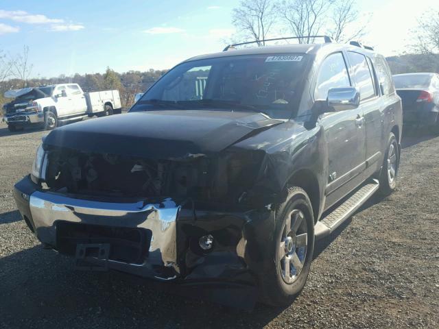 5N1AA08C57N721813 - 2007 NISSAN ARMADA SE BLACK photo 2