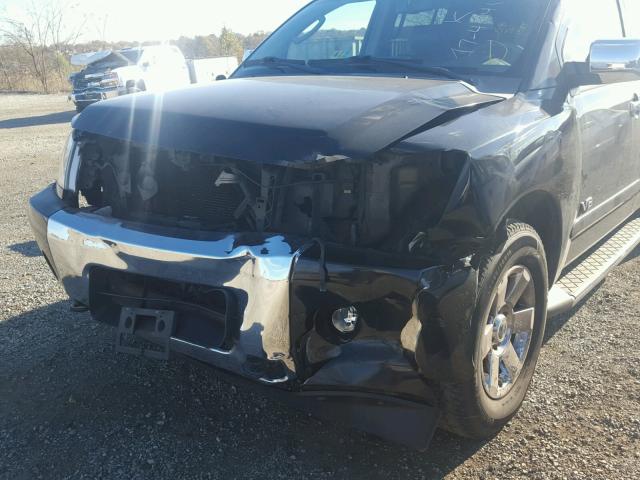 5N1AA08C57N721813 - 2007 NISSAN ARMADA SE BLACK photo 9